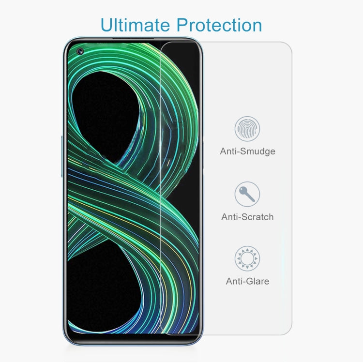 For OPPO Realme 8 5G / 8S 5G 50 PCS 0.26mm 9H 2.5D Tempered Glass Film