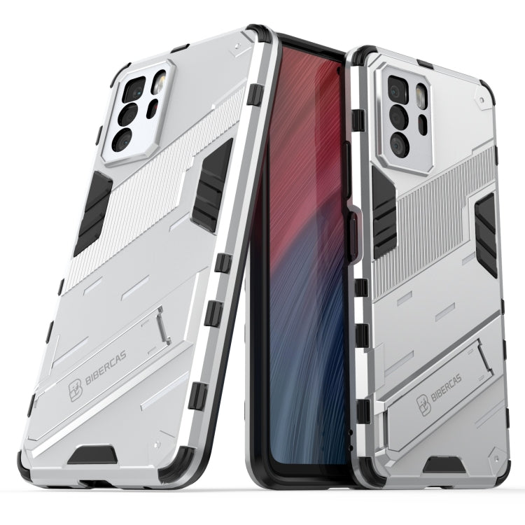 For Xiaomi Redmi Note 10 Pro 5G Punk Armor 2 in 1 PC + TPU Shockproof Case with Invisible Holder