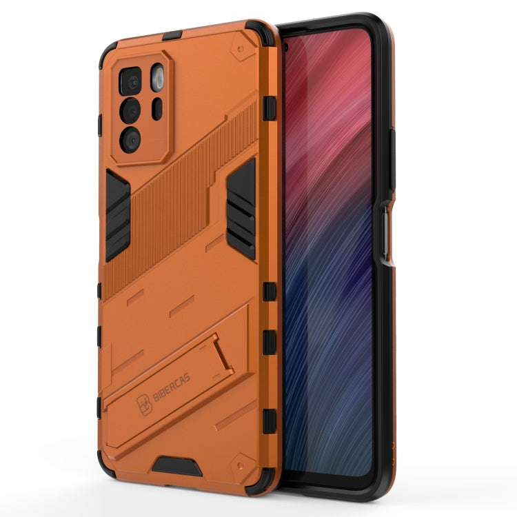 For Xiaomi Redmi Note 10 Pro 5G Punk Armor 2 in 1 PC + TPU Shockproof Case with Invisible Holder
