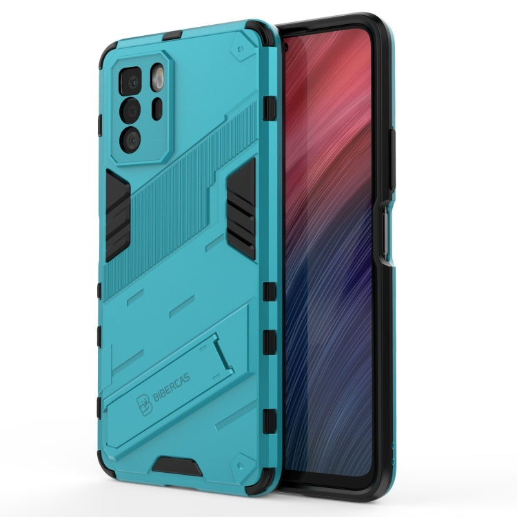 For Xiaomi Redmi Note 10 Pro 5G Punk Armor 2 in 1 PC + TPU Shockproof Case with Invisible Holder