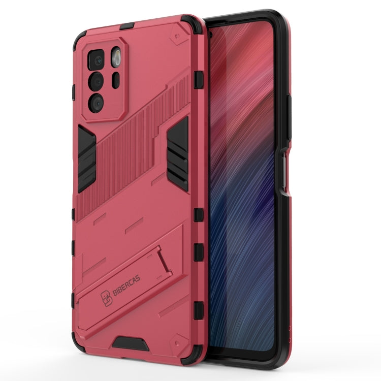 For Xiaomi Redmi Note 10 Pro 5G Punk Armor 2 in 1 PC + TPU Shockproof Case with Invisible Holder