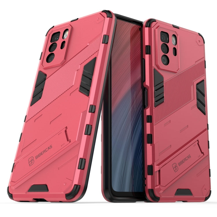 For Xiaomi Redmi Note 10 Pro 5G Punk Armor 2 in 1 PC + TPU Shockproof Case with Invisible Holder