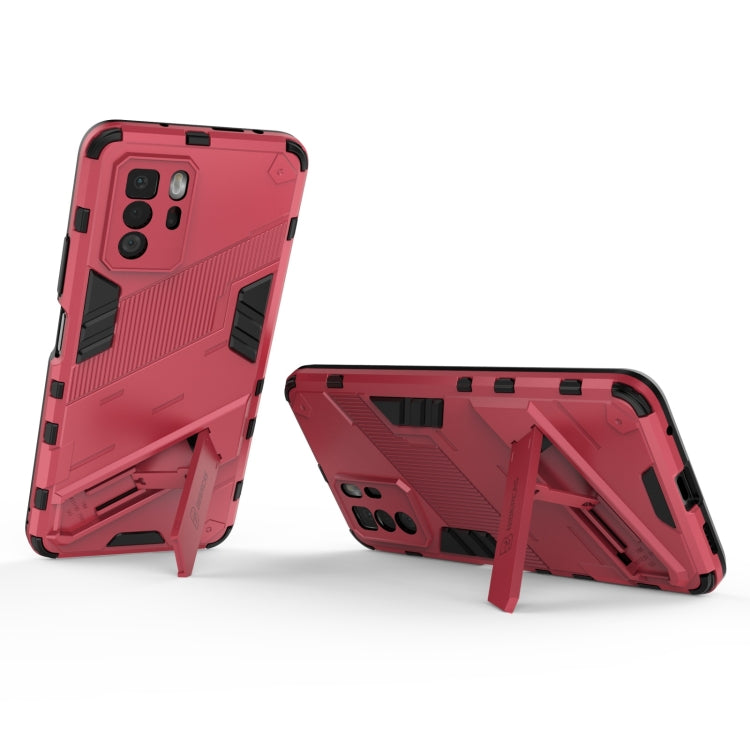 For Xiaomi Redmi Note 10 Pro 5G Punk Armor 2 in 1 PC + TPU Shockproof Case with Invisible Holder