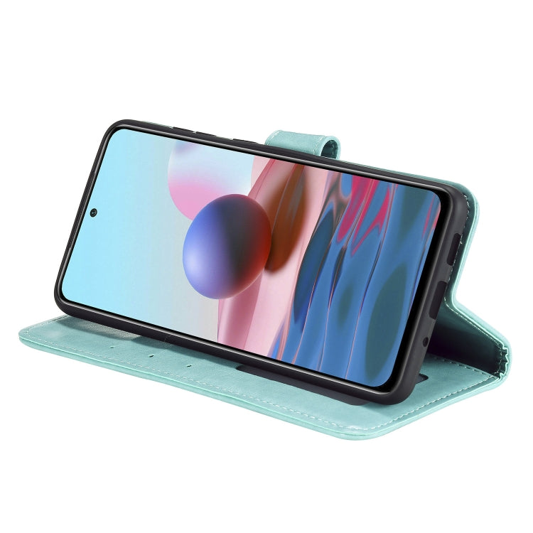 For Xiaomi Redmi Note 10 4G Totem Flower Embossed Horizontal Flip TPU + PU Leather Case with Holder & Card Slots & Wallet