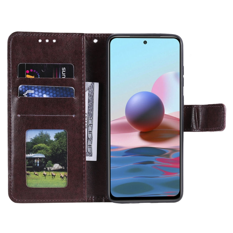 For Xiaomi Redmi Note 10 4G Totem Flower Embossed Horizontal Flip TPU + PU Leather Case with Holder & Card Slots & Wallet