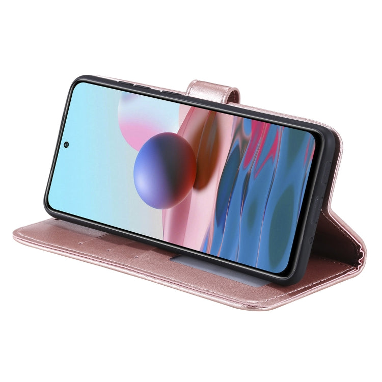 For Xiaomi Redmi Note 10 4G Totem Flower Embossed Horizontal Flip TPU + PU Leather Case with Holder & Card Slots & Wallet