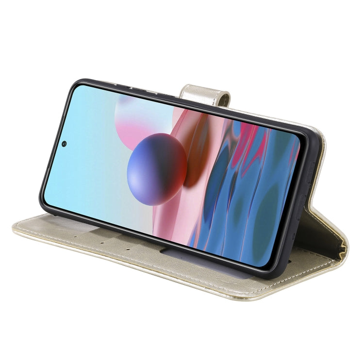 For Xiaomi Redmi Note 10 4G Totem Flower Embossed Horizontal Flip TPU + PU Leather Case with Holder & Card Slots & Wallet