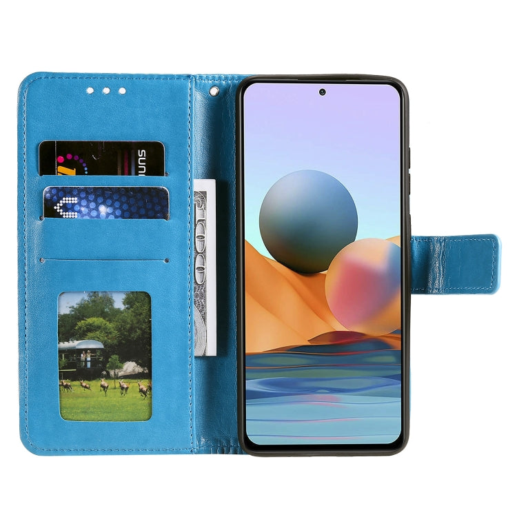 For Xiaomi Redmi Note 10 Pro Max Totem Flower Embossed Horizontal Flip TPU + PU Leather Case with Holder & Card Slots & Wallet