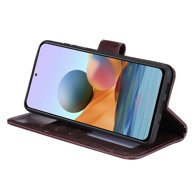 For Xiaomi Redmi Note 10 Pro Max Totem Flower Embossed Horizontal Flip TPU + PU Leather Case with Holder & Card Slots & Wallet