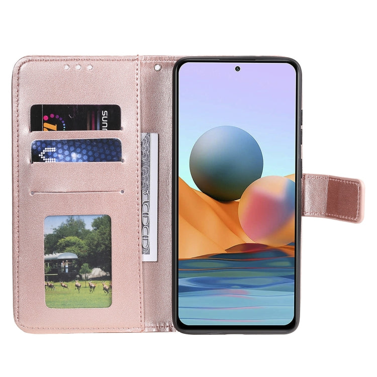 For Xiaomi Redmi Note 10 Pro Max Totem Flower Embossed Horizontal Flip TPU + PU Leather Case with Holder & Card Slots & Wallet
