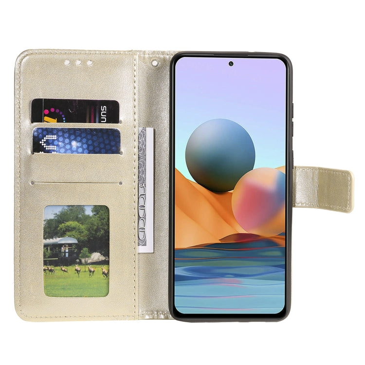 For Xiaomi Redmi Note 10 Pro Max Totem Flower Embossed Horizontal Flip TPU + PU Leather Case with Holder & Card Slots & Wallet