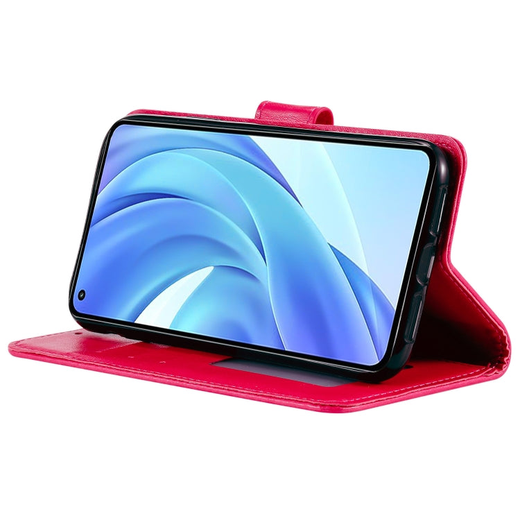 For Xiaomi Mi 11 Lite Totem Flower Embossed Horizontal Flip TPU + PU Leather Case with Holder & Card Slots & Wallet