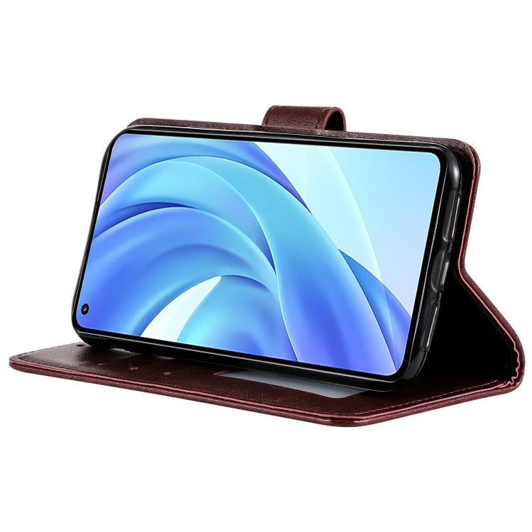 For Xiaomi Mi 11 Lite Totem Flower Embossed Horizontal Flip TPU + PU Leather Case with Holder & Card Slots & Wallet