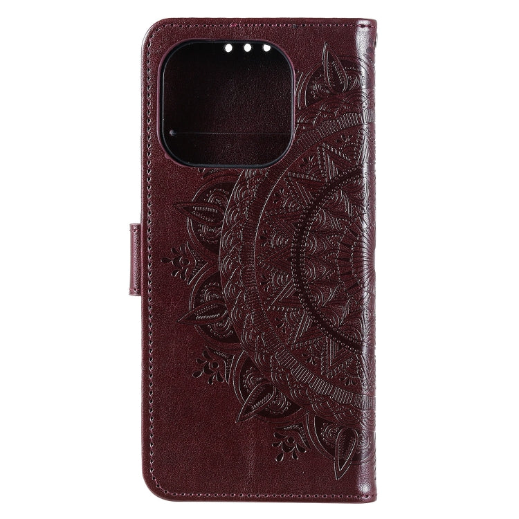 For Xiaomi Mi 11 Pro Totem Flower Embossed Horizontal Flip TPU + PU Leather Case with Holder & Card Slots & Wallet