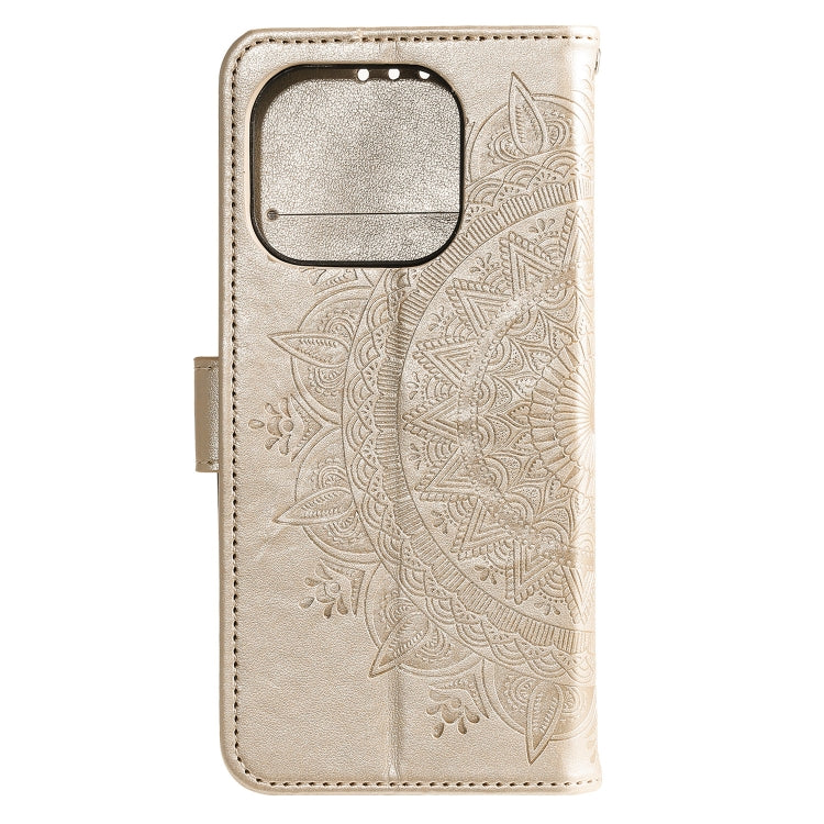For Xiaomi Mi 11 Pro Totem Flower Embossed Horizontal Flip TPU + PU Leather Case with Holder & Card Slots & Wallet