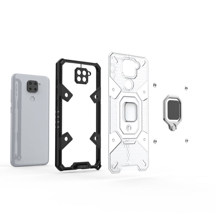 For Xiaomi Redmi Note 9 Space PC+TPU Ring Holder Protective Case