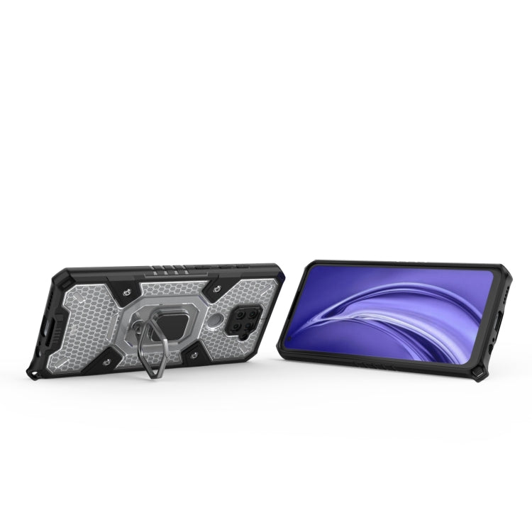 For Xiaomi Redmi Note 9 Space PC+TPU Ring Holder Protective Case