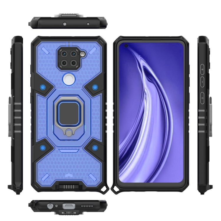 For Xiaomi Redmi Note 9 Space PC+TPU Ring Holder Protective Case