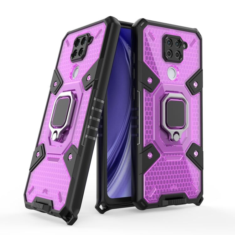 For Xiaomi Redmi Note 9 Space PC+TPU Ring Holder Protective Case