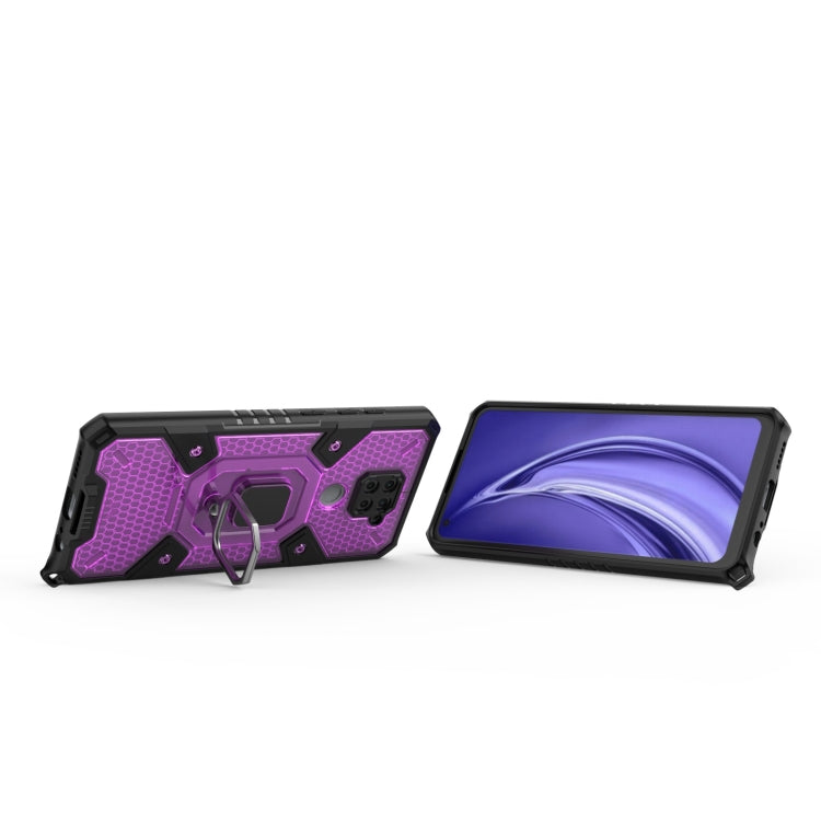 For Xiaomi Redmi Note 9 Space PC+TPU Ring Holder Protective Case