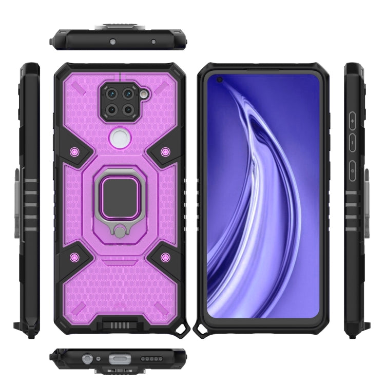 For Xiaomi Redmi Note 9 Space PC+TPU Ring Holder Protective Case