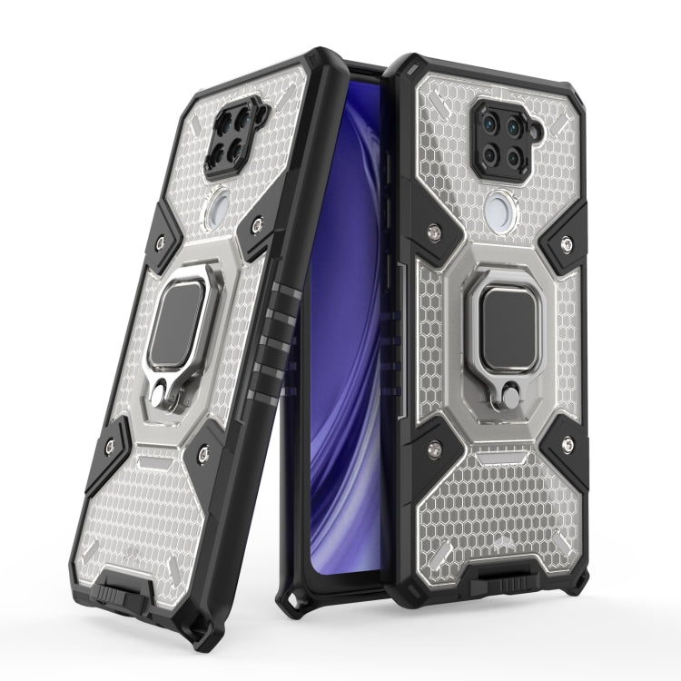 For Xiaomi Redmi Note 9 Space PC+TPU Ring Holder Protective Case