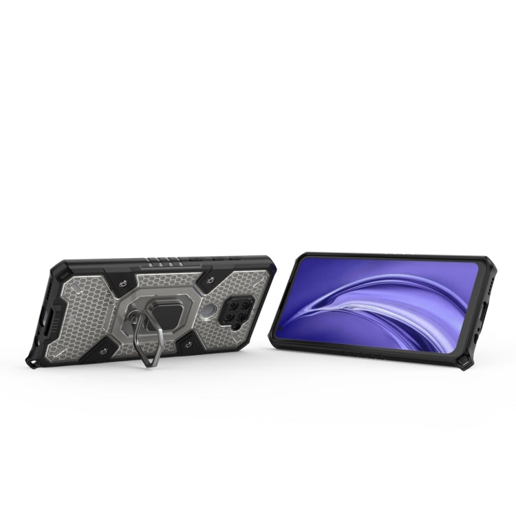 For Xiaomi Redmi Note 9 Space PC+TPU Ring Holder Protective Case