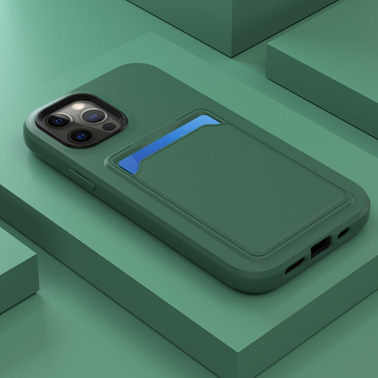 For iPhone 12 mini Two-color TPU + PC Protective Case with Card Slot