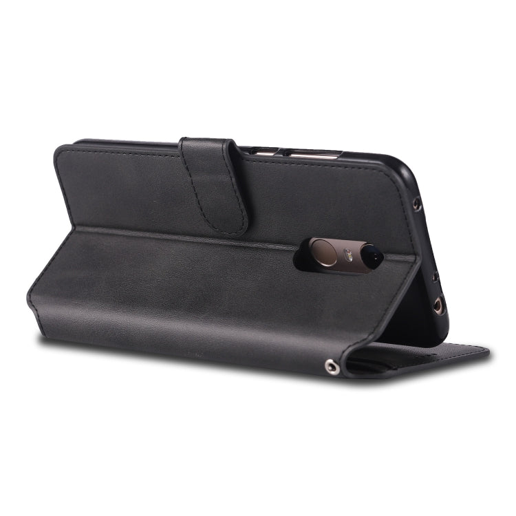 For Xiaomi Redmi 5 Plus AZNS Calf Texture Magnetic Horizontal Flip PU Leather Case with Holder & Card Slots & Photo Frame