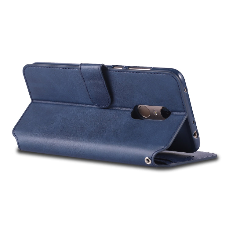 For Xiaomi Redmi 5 Plus AZNS Calf Texture Magnetic Horizontal Flip PU Leather Case with Holder & Card Slots & Photo Frame