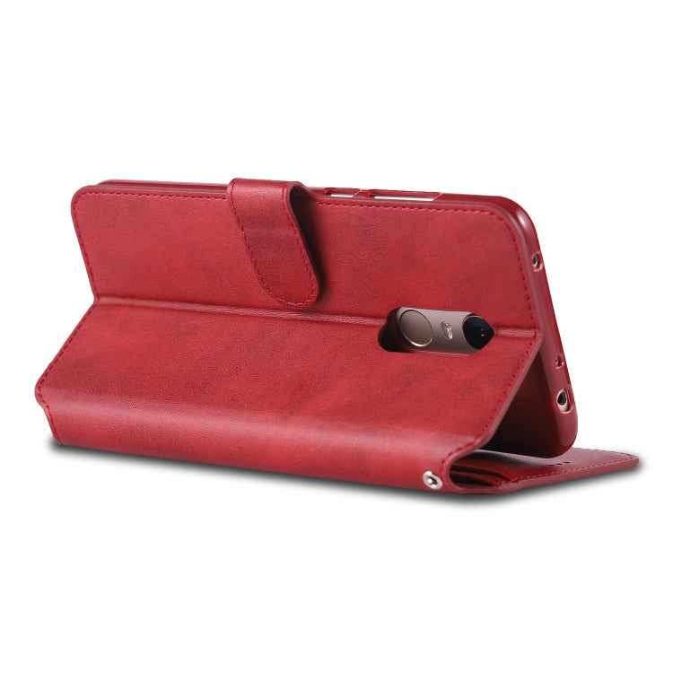 For Xiaomi Redmi 5 Plus AZNS Calf Texture Magnetic Horizontal Flip PU Leather Case with Holder & Card Slots & Photo Frame