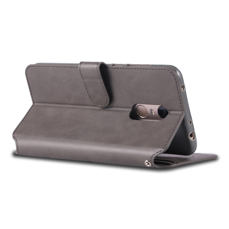 For Xiaomi Redmi 5 Plus AZNS Calf Texture Magnetic Horizontal Flip PU Leather Case with Holder & Card Slots & Photo Frame