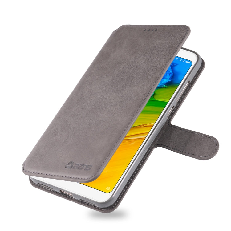 For Xiaomi Redmi 5 Plus AZNS Calf Texture Magnetic Horizontal Flip PU Leather Case with Holder & Card Slots & Photo Frame