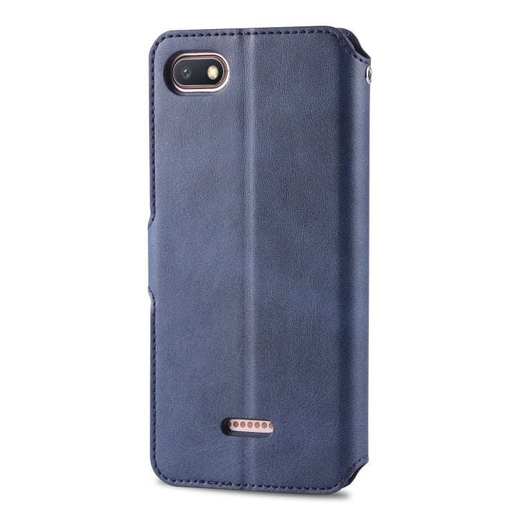 For Xiaomi Redmi 6A AZNS Calf Texture Magnetic Horizontal Flip PU Leather Case with Holder & Card Slots & Photo Frame
