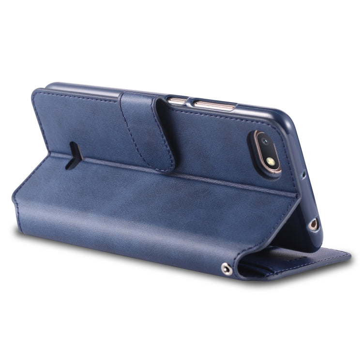 For Xiaomi Redmi 6A AZNS Calf Texture Magnetic Horizontal Flip PU Leather Case with Holder & Card Slots & Photo Frame