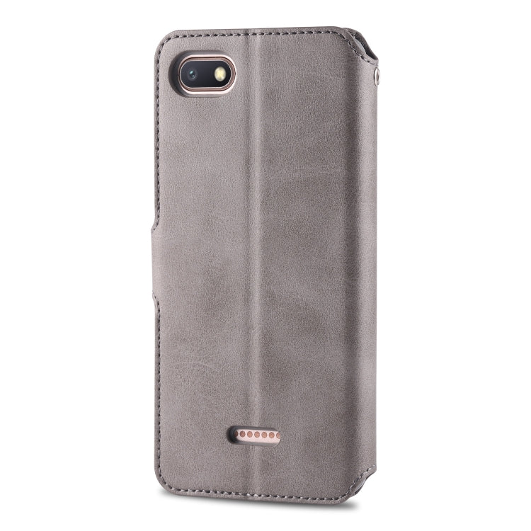 For Xiaomi Redmi 6A AZNS Calf Texture Magnetic Horizontal Flip PU Leather Case with Holder & Card Slots & Photo Frame