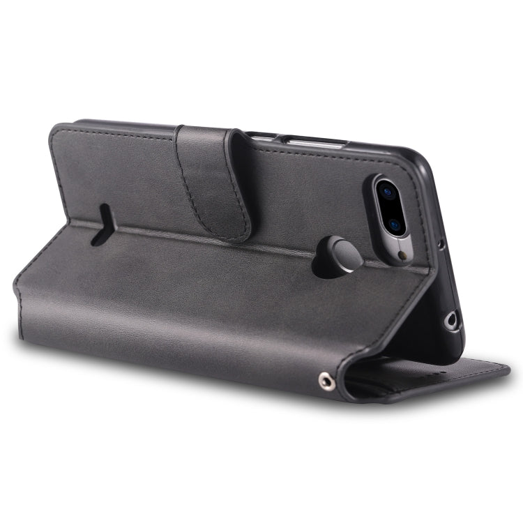 For Xiaomi Redmi 6 AZNS Calf Texture Magnetic Horizontal Flip PU Leather Case with Holder & Card Slots & Photo Frame