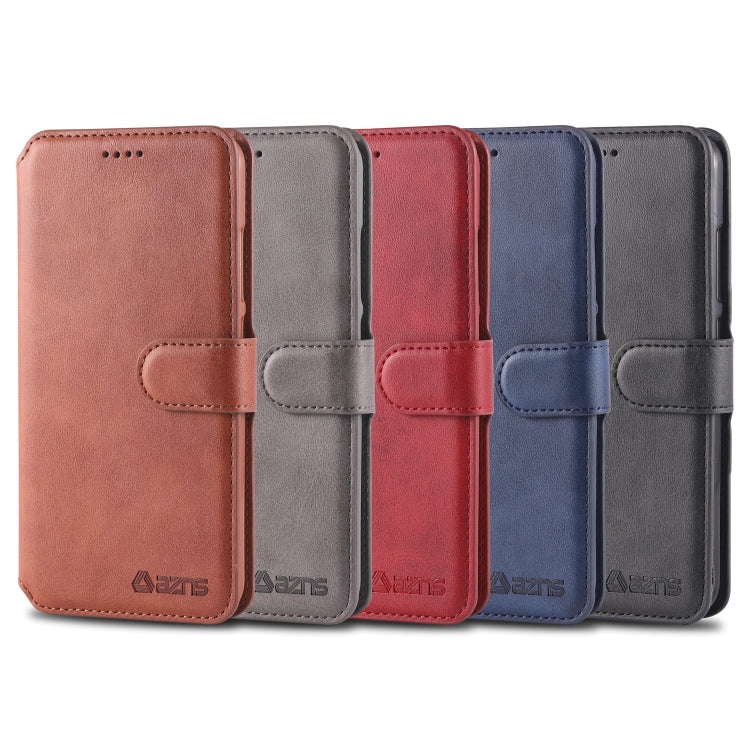 For Xiaomi Redmi 6 AZNS Calf Texture Magnetic Horizontal Flip PU Leather Case with Holder & Card Slots & Photo Frame