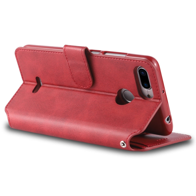 For Xiaomi Redmi 6 AZNS Calf Texture Magnetic Horizontal Flip PU Leather Case with Holder & Card Slots & Photo Frame