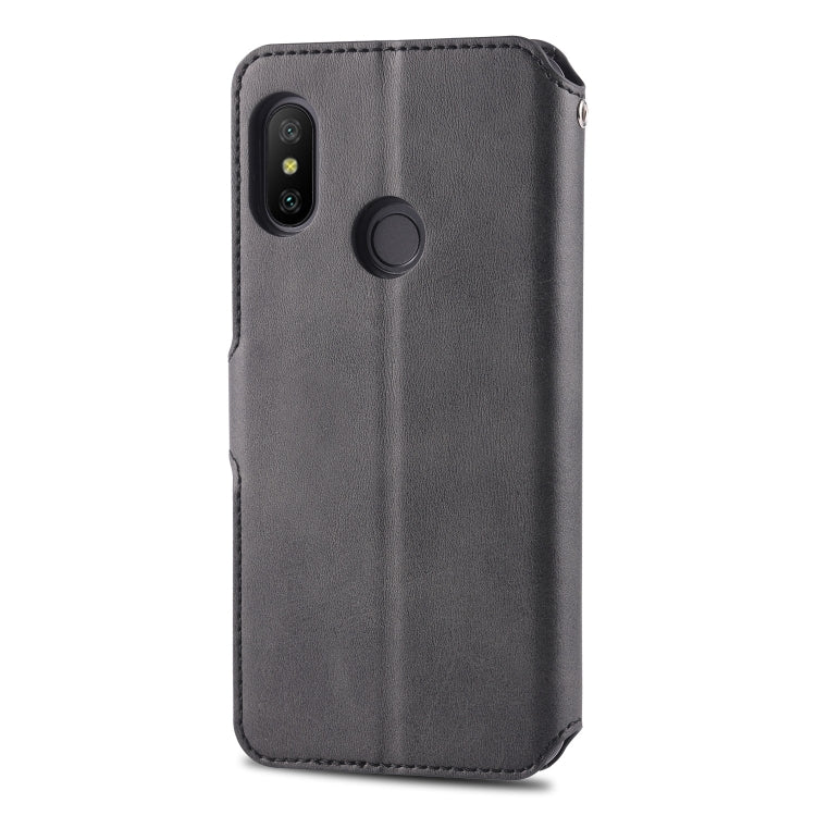 For Xiaomi Redmi Note 6 / 6 Pro AZNS Calf Texture Magnetic Horizontal Flip PU Leather Case with Holder & Card Slots & Photo Frame