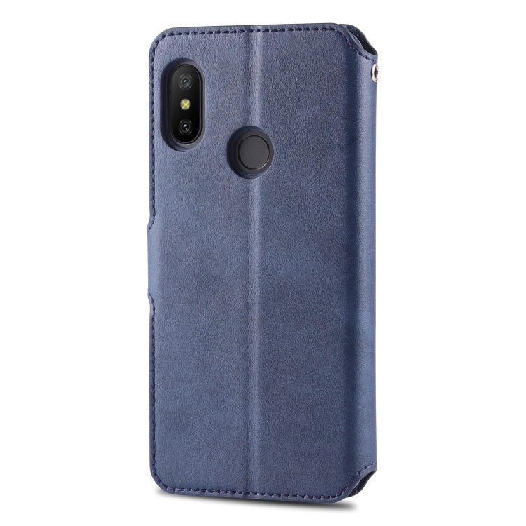 For Xiaomi Redmi Note 6 / 6 Pro AZNS Calf Texture Magnetic Horizontal Flip PU Leather Case with Holder & Card Slots & Photo Frame