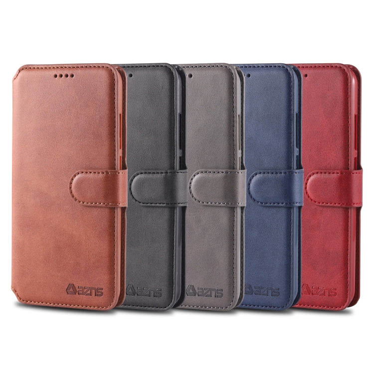 For Xiaomi Redmi Note 6 / 6 Pro AZNS Calf Texture Magnetic Horizontal Flip PU Leather Case with Holder & Card Slots & Photo Frame