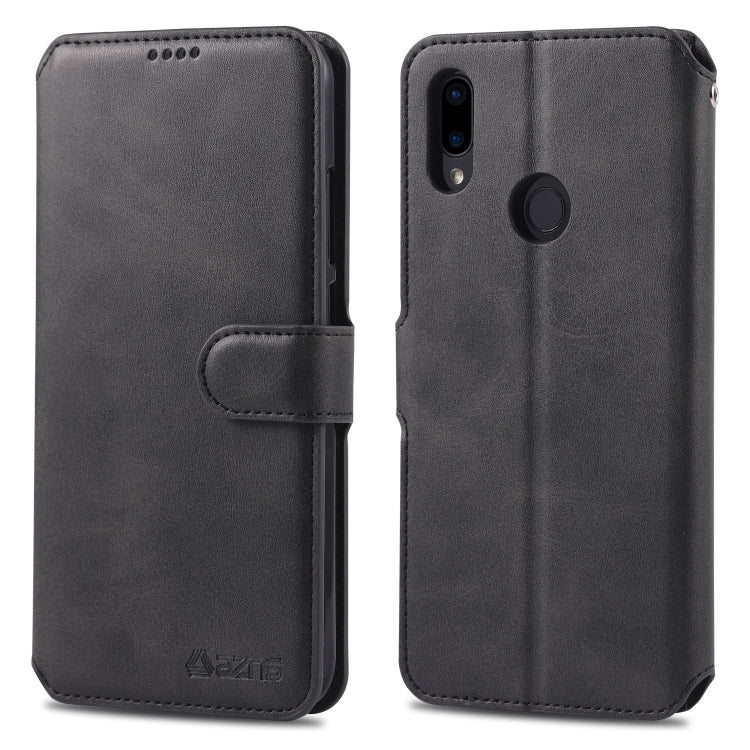 For Xiaomi Redmi 7 AZNS Calf Texture Magnetic Horizontal Flip PU Leather Case with Holder & Card Slots & Photo Frame