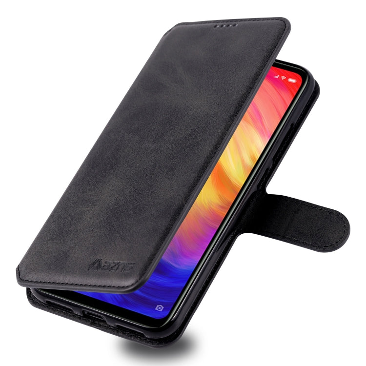 For Xiaomi Redmi 7 AZNS Calf Texture Magnetic Horizontal Flip PU Leather Case with Holder & Card Slots & Photo Frame