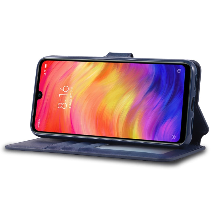 For Xiaomi Redmi 7 AZNS Calf Texture Magnetic Horizontal Flip PU Leather Case with Holder & Card Slots & Photo Frame