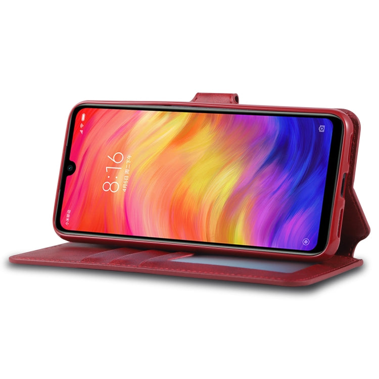 For Xiaomi Redmi 7 AZNS Calf Texture Magnetic Horizontal Flip PU Leather Case with Holder & Card Slots & Photo Frame