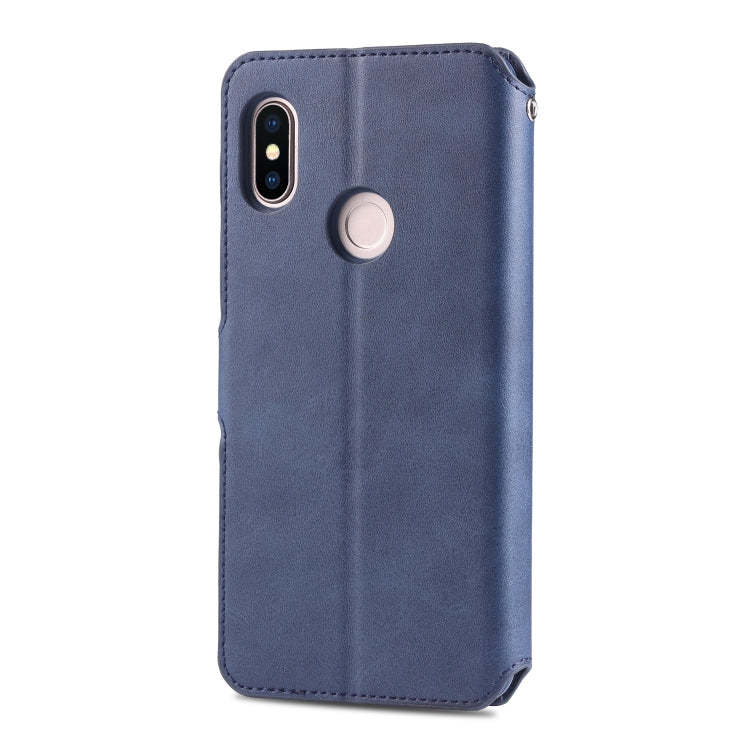 For Xiaomi Redmi Note 5 AZNS Calf Texture Magnetic Horizontal Flip PU Leather Case with Holder & Card Slots & Photo Frame