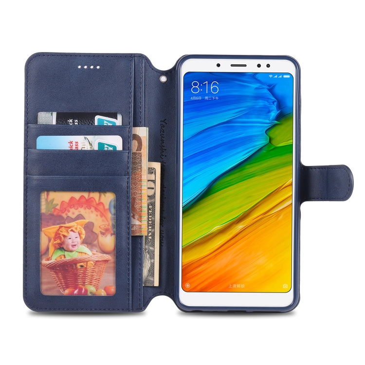 For Xiaomi Redmi Note 5 AZNS Calf Texture Magnetic Horizontal Flip PU Leather Case with Holder & Card Slots & Photo Frame