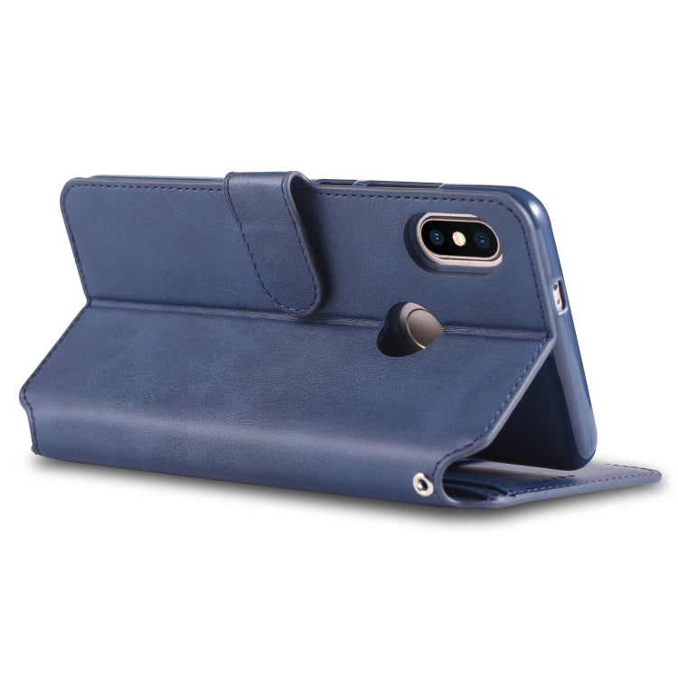 For Xiaomi Redmi Note 5 AZNS Calf Texture Magnetic Horizontal Flip PU Leather Case with Holder & Card Slots & Photo Frame