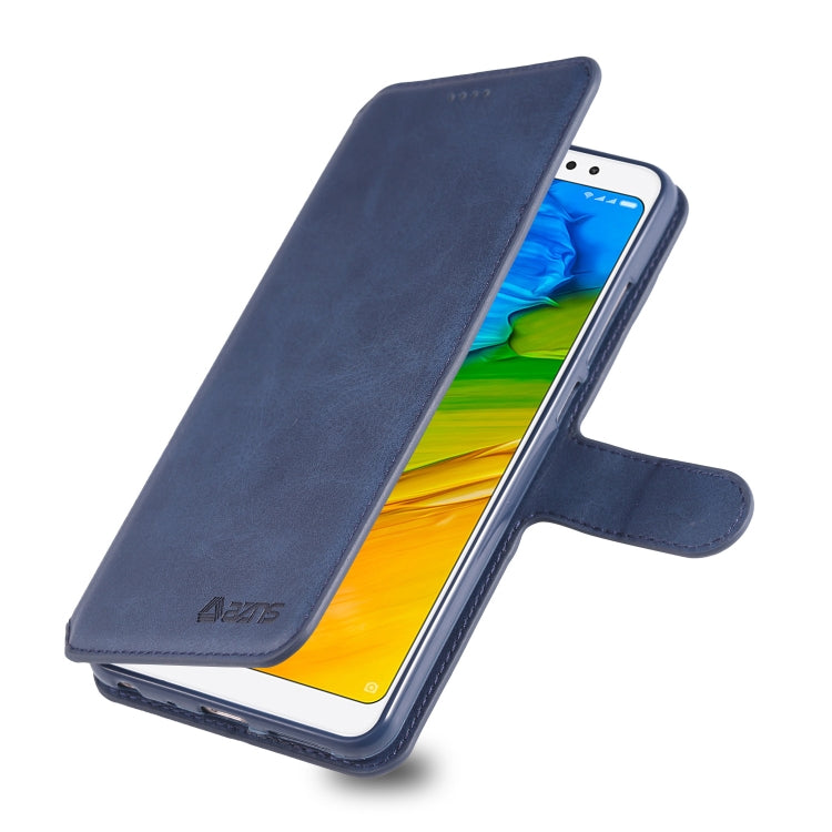 For Xiaomi Redmi Note 5 AZNS Calf Texture Magnetic Horizontal Flip PU Leather Case with Holder & Card Slots & Photo Frame